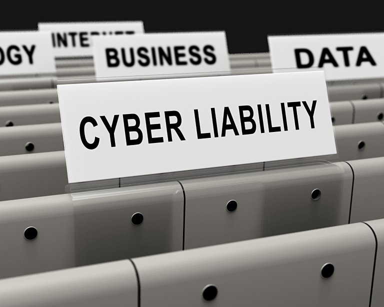 cyber liability folder sticker